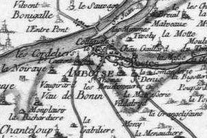 Pour localiser le château d'Amboise, cliquez sur la carte