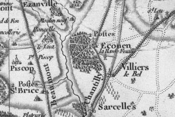 Pour localiser le château d'Ecouen, cliquez sur la carte