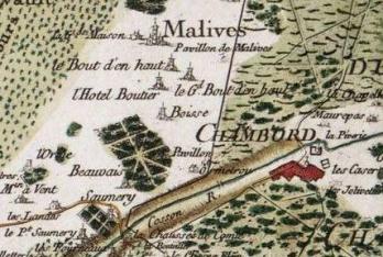Pour localiser le domaine de Chambord, cliquez sur la carte