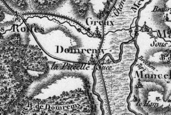 Pour localiser la maison natale de Ste Jehanne d'Arc et la Basilique du Bois-Chenu, cliquez sur la carte