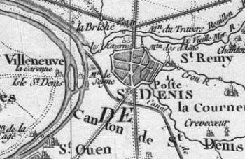 Pour localiser la Basilique de Saint Denis, cliquez sur la carte