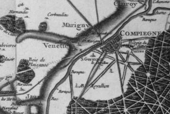 Pour localiser le palais de Compiègne, cliquez sur la carte