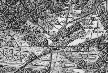 Pour localiser le Château de Fontainebleau, cliquez sur la carte