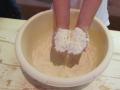 Mélange de la pâte pour la fabrication du pain