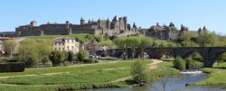 Vue panoramique sur la cité médiévale de Carcassonne